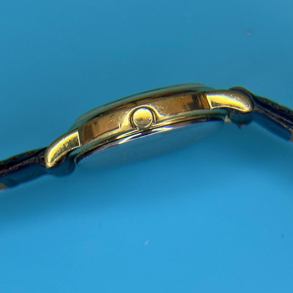 Elegant Classic Tissot Stylist Gold Plate Women’s Date Quartz Model C230 - Picture 8 of 10